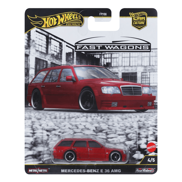 Hot Wheels - Mercedes - Benz E 36 AMG - 2025 Fast Wagons Series - Top CollectiblesDiecastHot Wheels