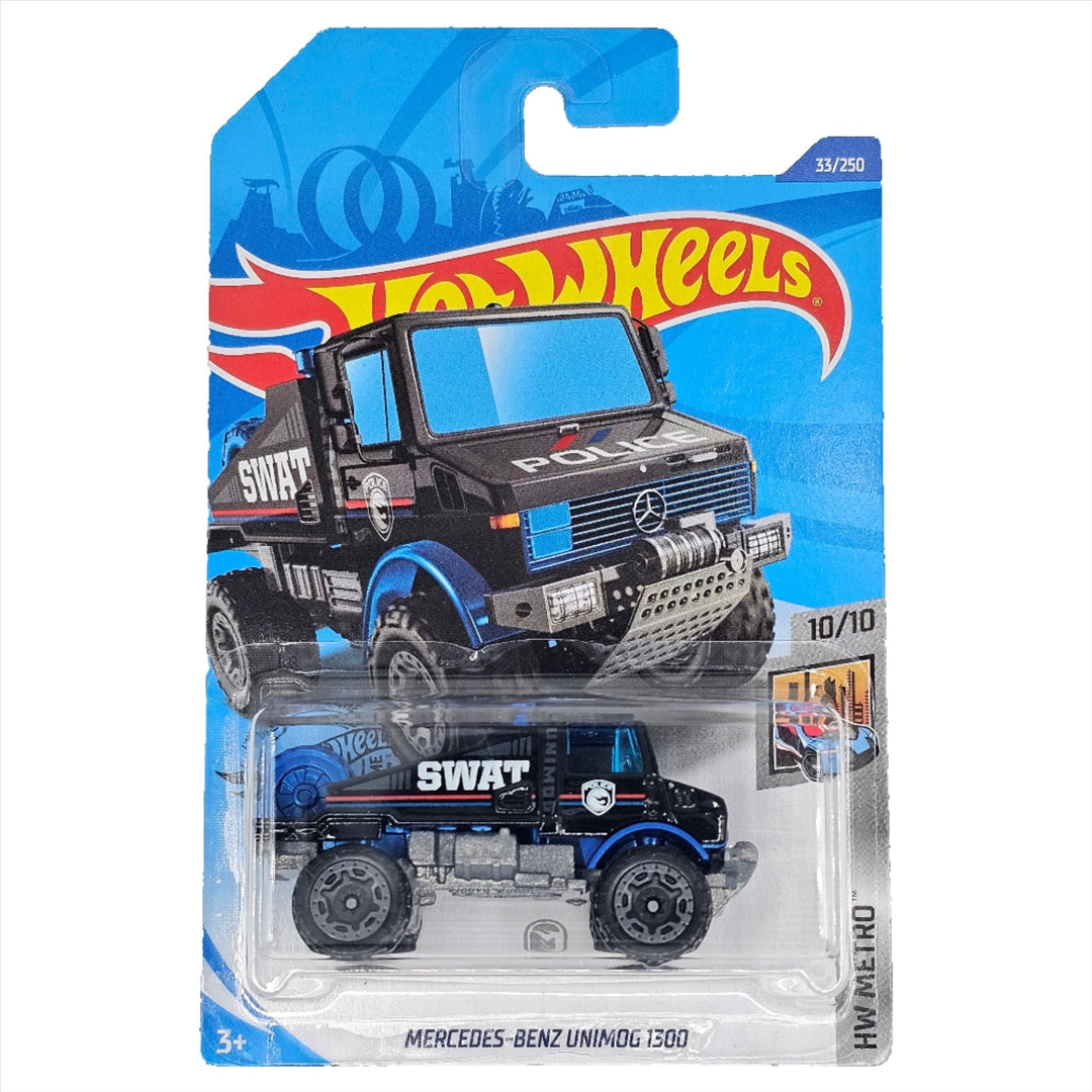 Hot Wheels - Mercedes - Benz Unimog 1300 - 2020 *Treasure Hunt* - Top CollectiblesDiecastHot Wheels