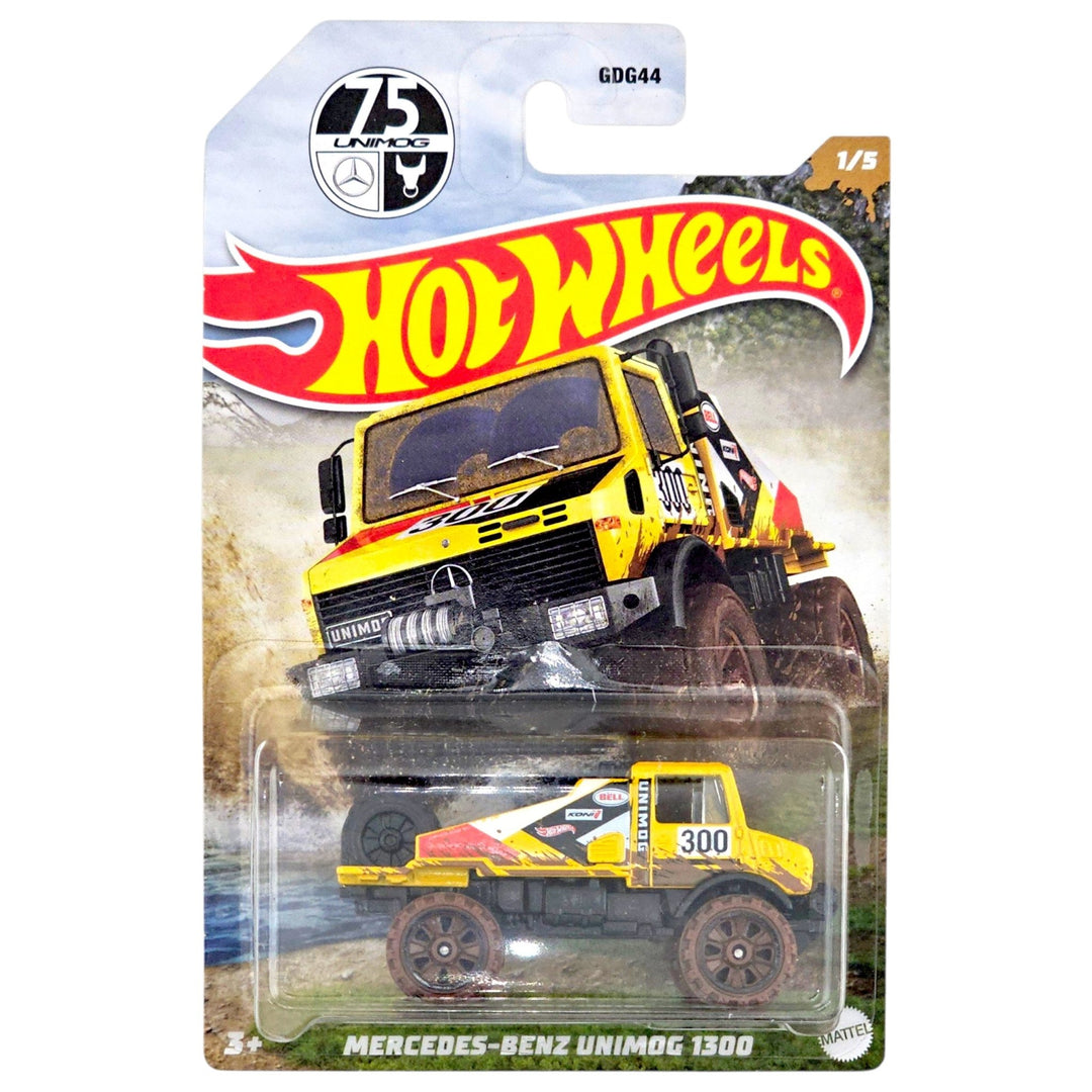 Hot Wheels - Mercedes-Benz Unimog 1300 - 2022 Off-Road Mud Runner Series - Top CollectiblesDiecastHot Wheels