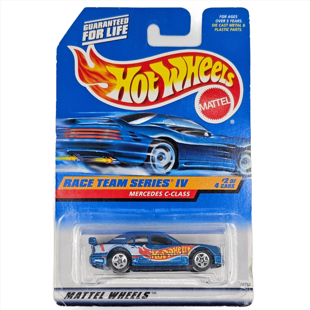 Hot Wheels - Mercedes C - Class - 1998 *Card Variation* - Top CollectiblesDiecastHot Wheels