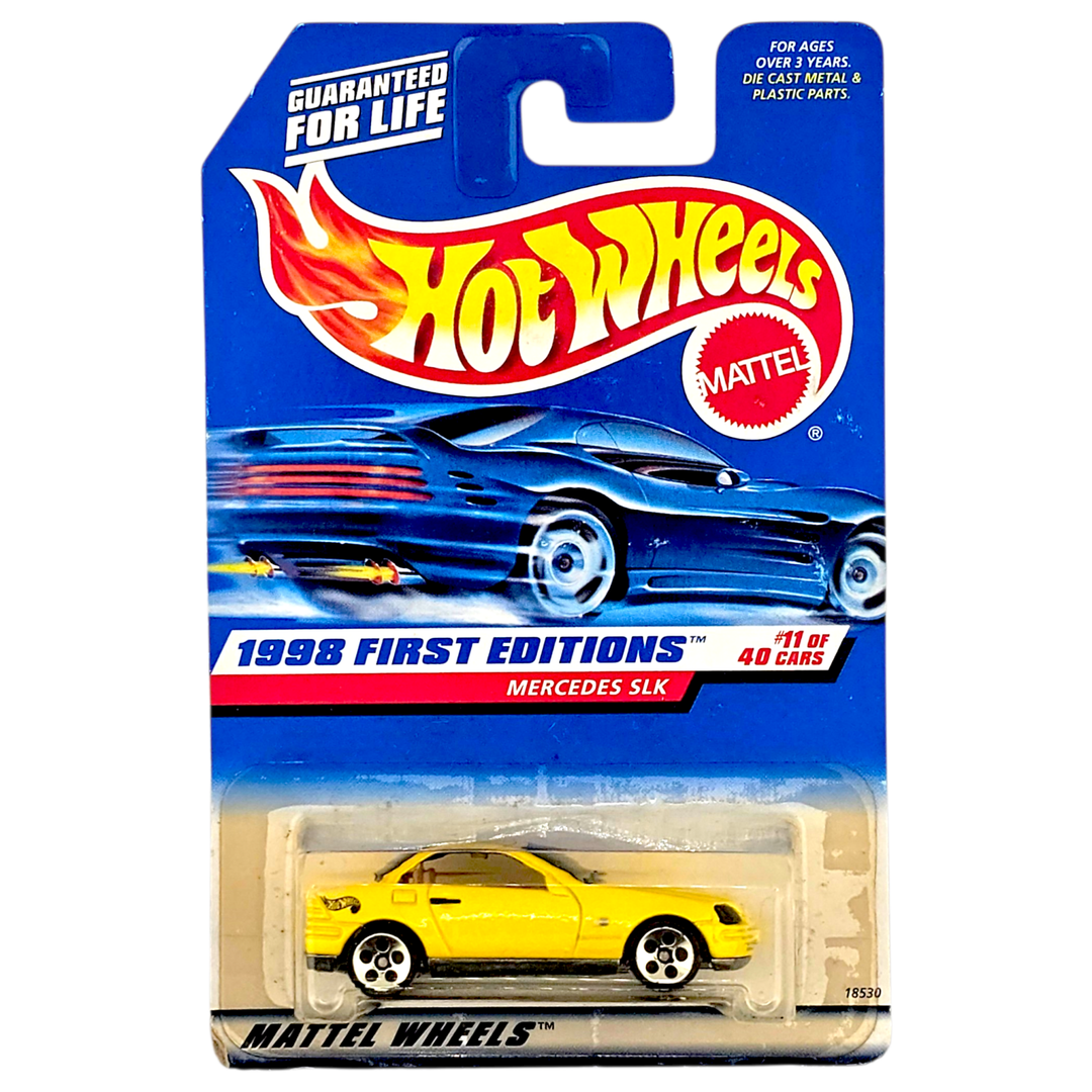 Hot Wheels - Mercedes SLK - 1998 *Card Variation* - Top CollectiblesDiecastHot Wheels