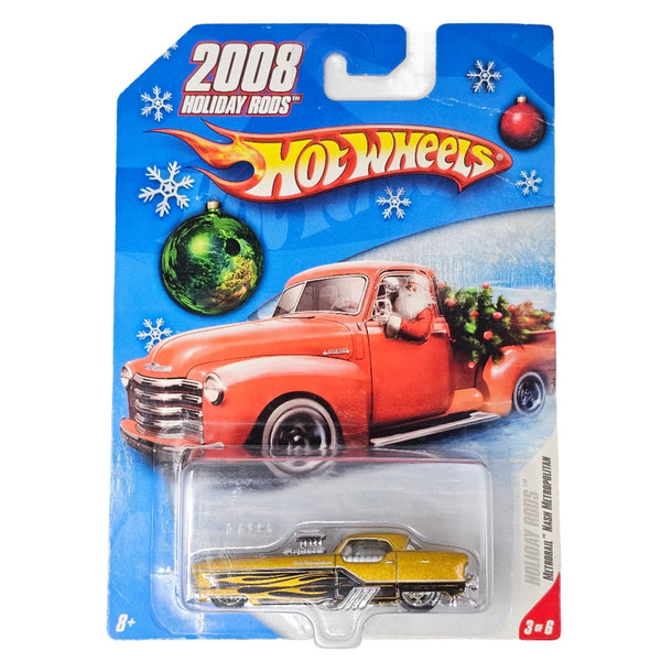 Hot Wheels - Metrorail Nash Metropolitan - 2008 Holiday Rods Series - Top CollectiblesDiecastHot Wheels