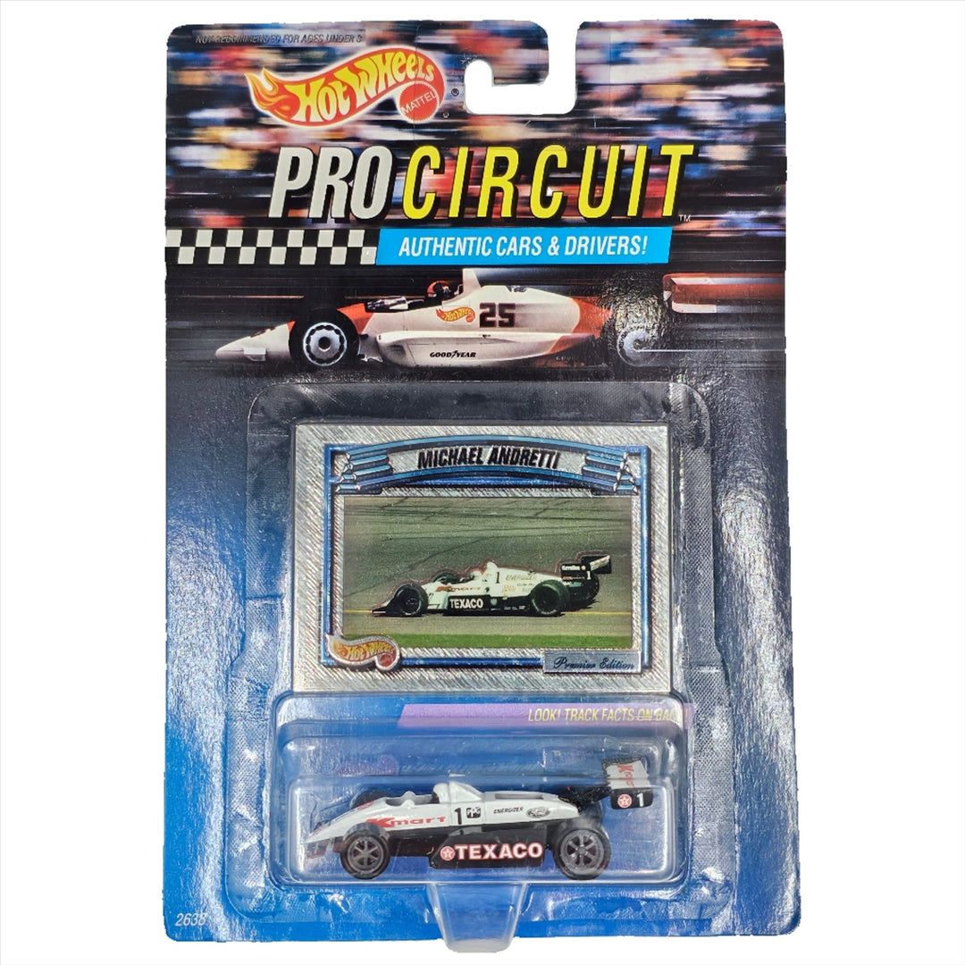 Hot Wheels - Michael Andretti Indy Car - 1993 Pro Circuit Series - Top CollectiblesDiecastHot Wheels