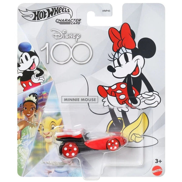 Hot Wheels - Minnie Mouse - 2024 Disney 100th Character Cars Series - Top CollectiblesDiecastHot Wheels