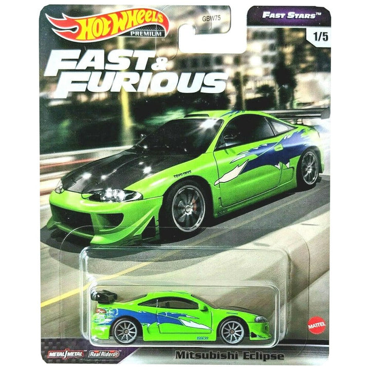 Hot Wheels - Mitsubishi Eclipse - 2021 F&amp;F Fast Stars Series - Top CollectiblesDiecastHot Wheels