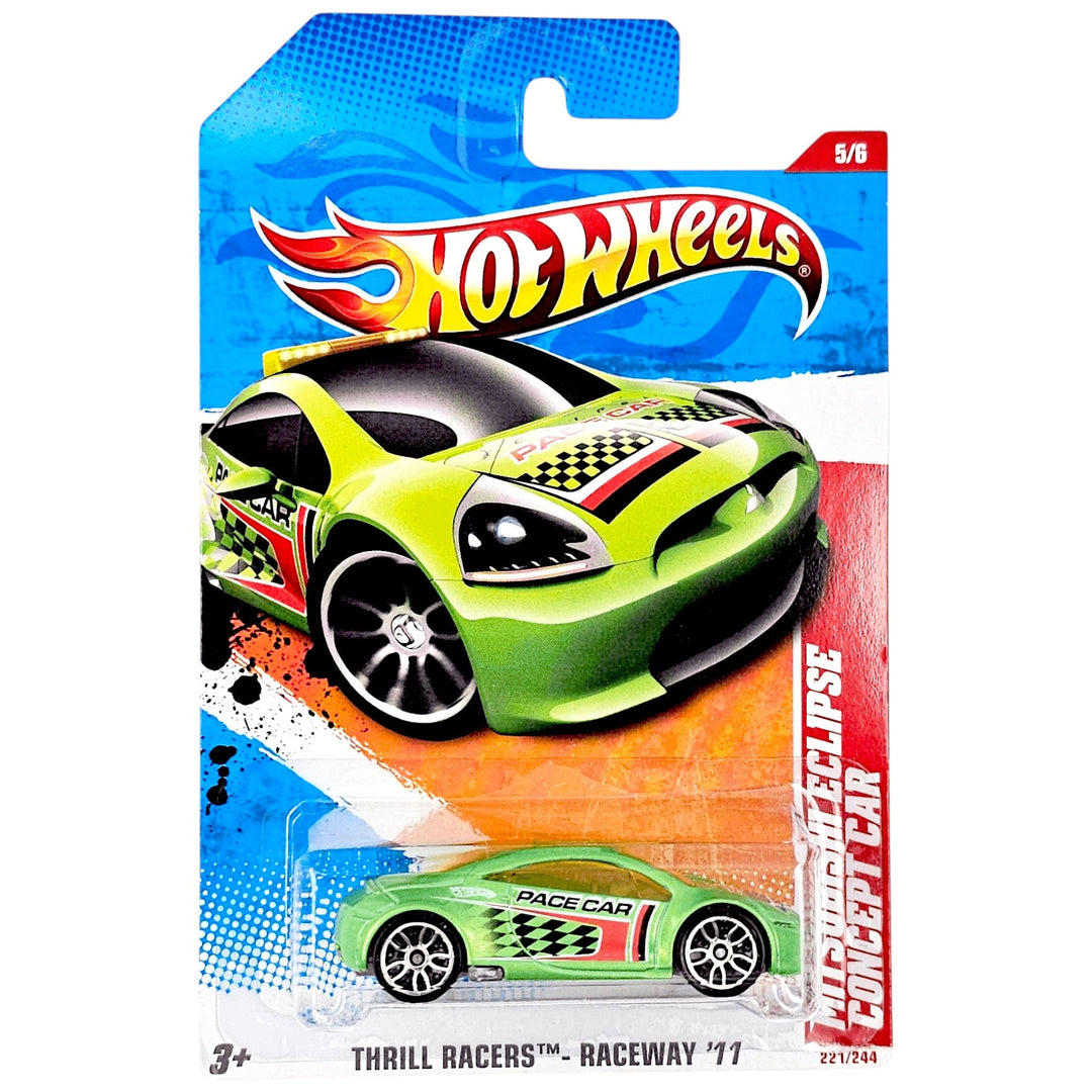 Hot Wheels - Mitsubishi Eclipse Concept Car - 2011 *Card Variation* - Top CollectiblesDiecastHot Wheels