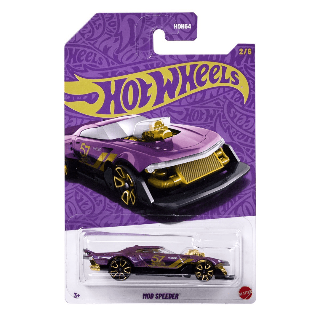 Hot Wheels - Mod Speeder - 2025 Pearl &amp; Chrome Series (Mix B) - Top CollectiblesDiecastHot Wheels