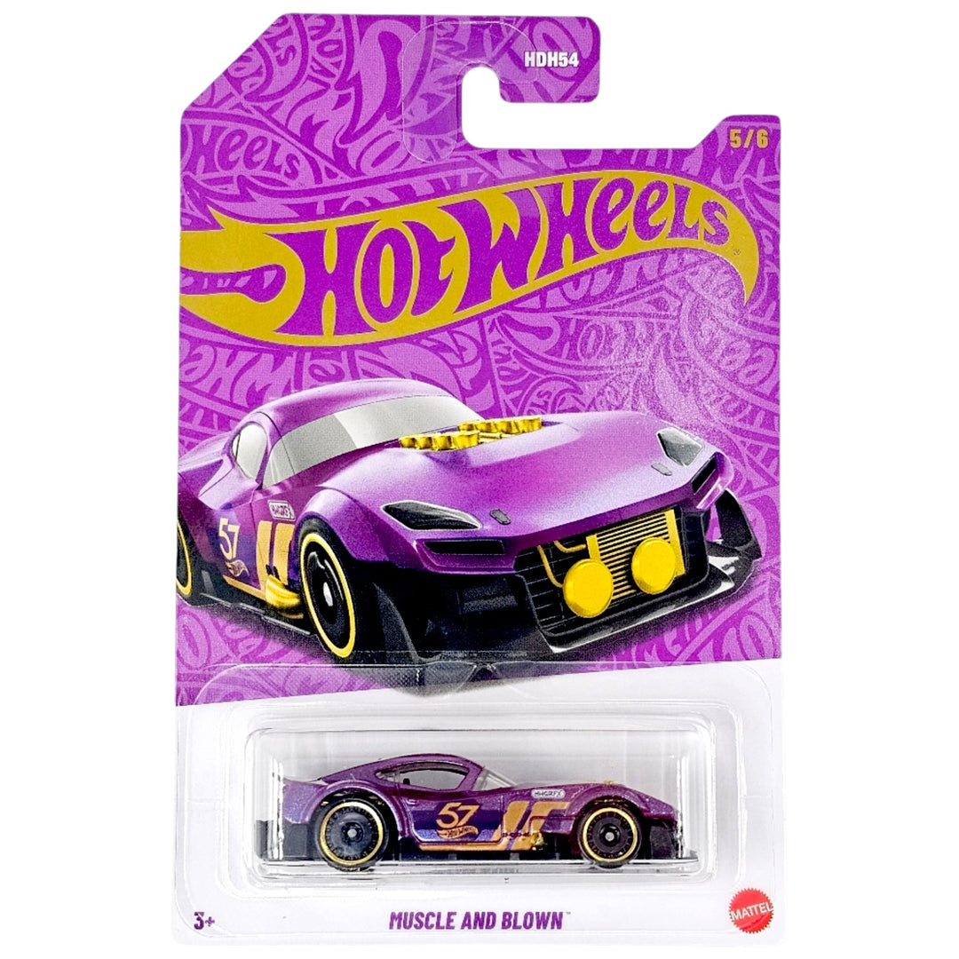 Hot Wheels - Muscle and Blown - 2025 Pearl &amp; Chrome Series (Mix A)