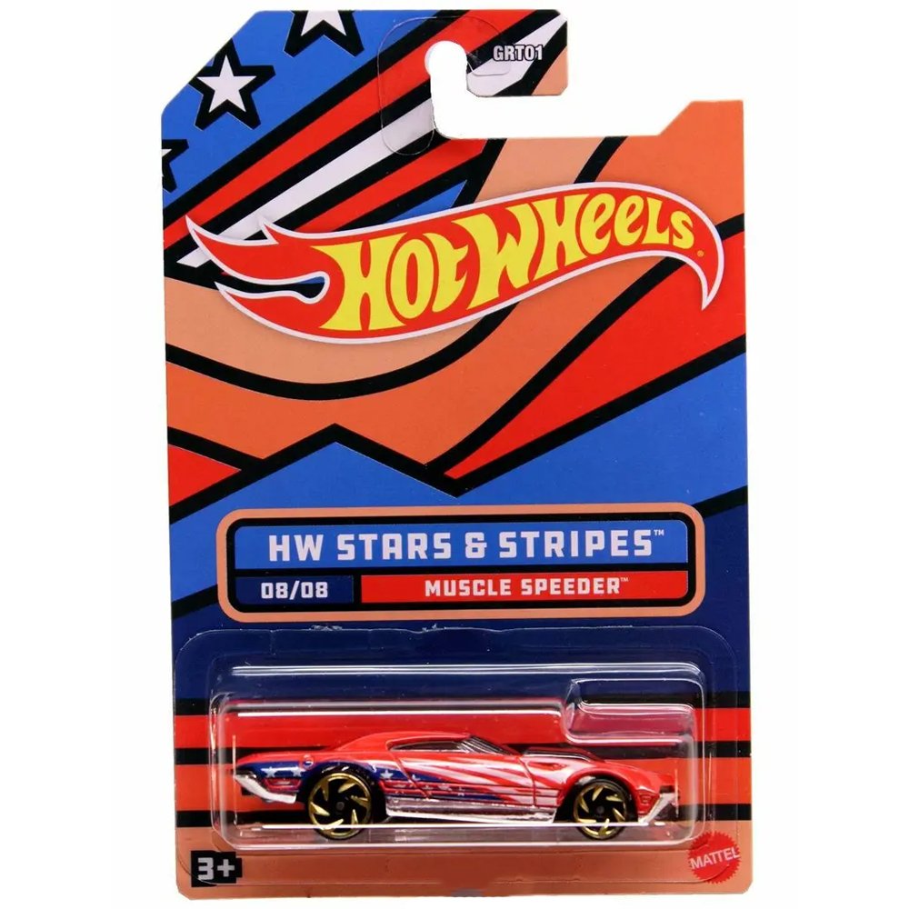 Hot Wheels - Muscle Speeder - 2022 Stars &amp; Stripes Series - Top CollectiblesDiecastHot Wheels