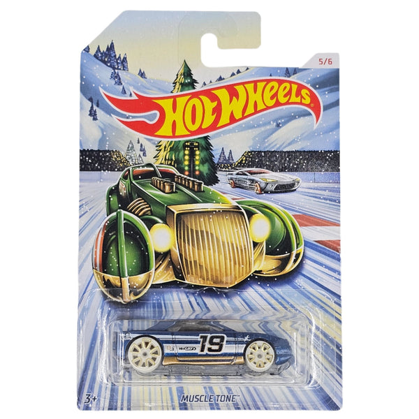 Hot Wheels - Muscle Tone - 2019 Holiday Hot Rods Series - Top CollectiblesDiecastHot Wheels