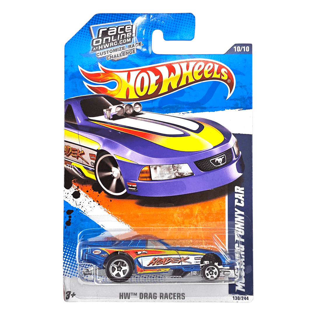 Hot Wheels - Mustang Funny Car - 2011 *Card Variation* - Top CollectiblesDiecastHot Wheels