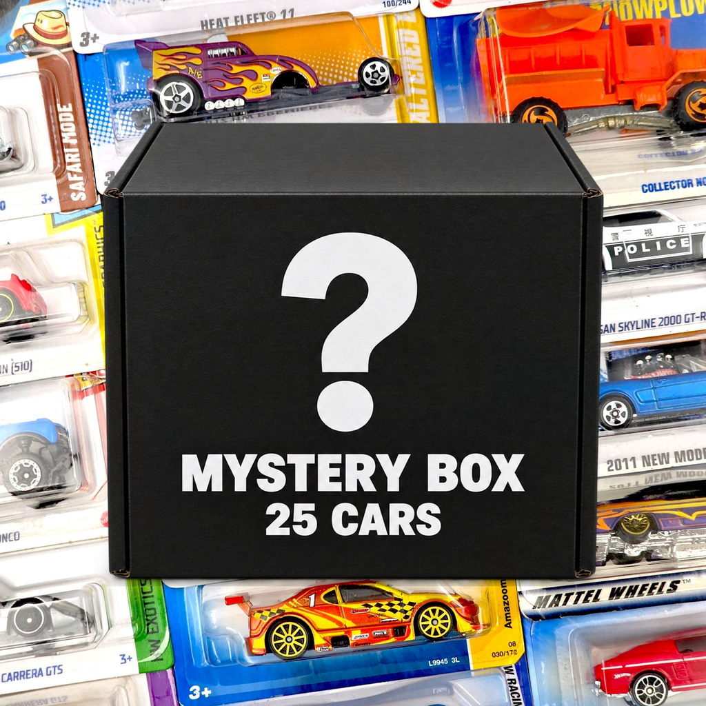 Hot Wheels Mystery Box – 25 Mainline Cars – Top Collectibles
