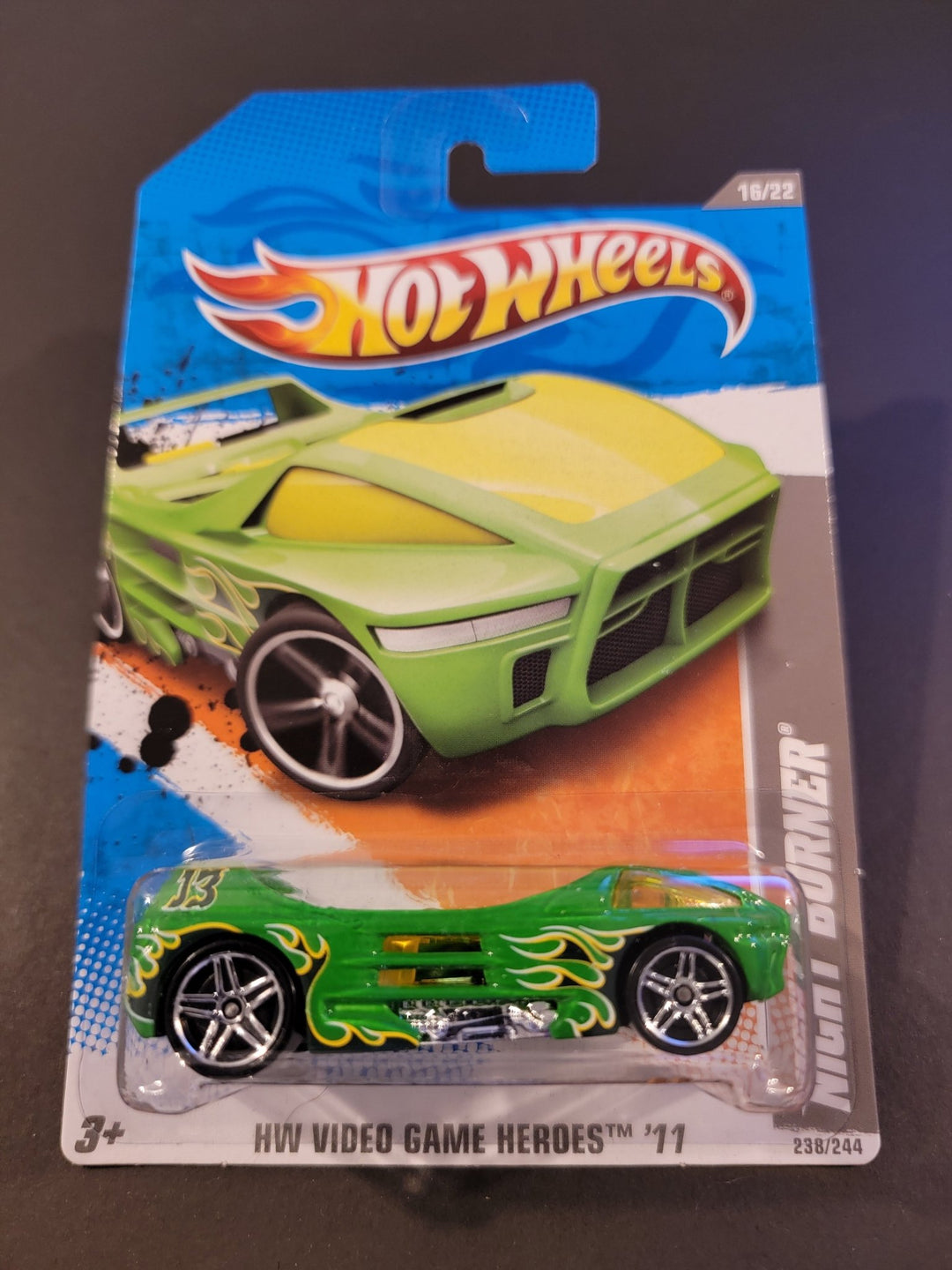 Hot Wheels - Night Burner - 2011 - Top CollectiblesDiecastHot Wheels