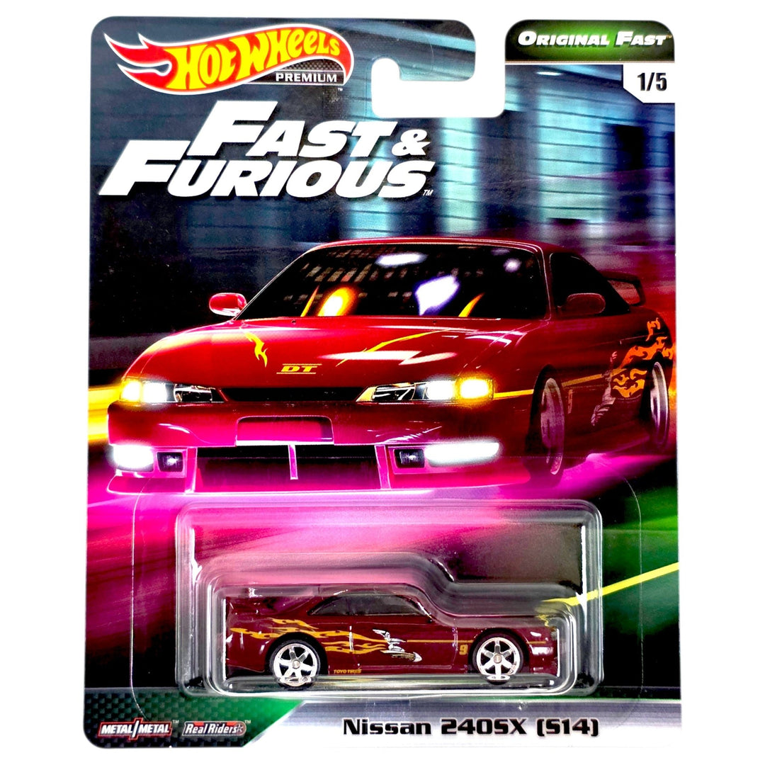 Hot Wheels - Nissan 240SX (S14) - 2019 F&amp;F Original Fast Series - Top CollectiblesDiecastHot Wheels