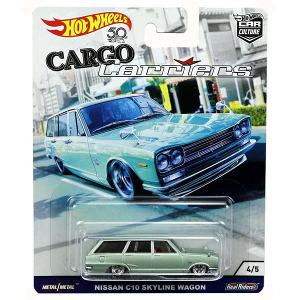 Hot Wheels - Nissan C10 Skyline Wagon - 2018 Cargo Carriers Series - Top CollectiblesDiecastHot Wheels