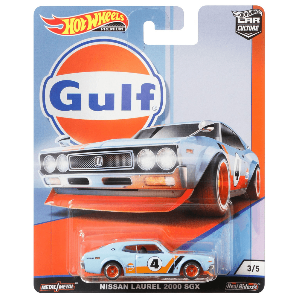 Hot Wheels - Nissan Laurel 2000 SGX - 2019 Gulf Series - Top CollectiblesDiecastHot Wheels