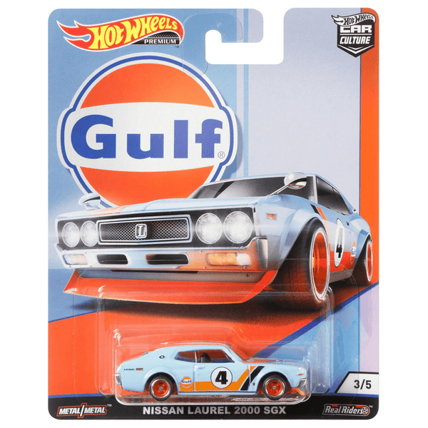Hot Wheels - Nissan Laurel 2000 SGX - 2019 Gulf Series - Top CollectiblesDiecastHot Wheels