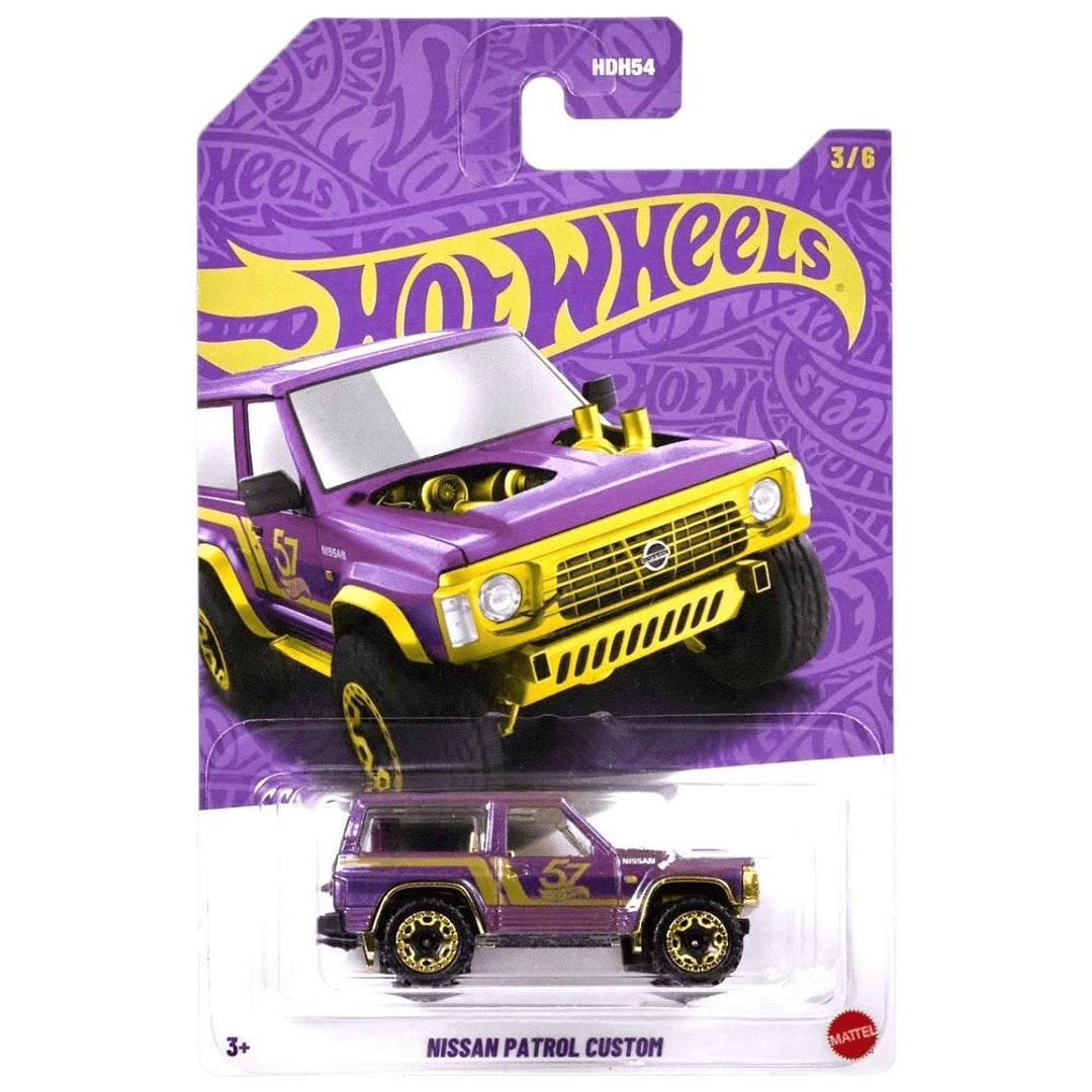Hot Wheels - Nissan Patrol Custom - 2025 Pearl & Chrome Series (Mix B) - Top CollectiblesDiecastHot Wheels