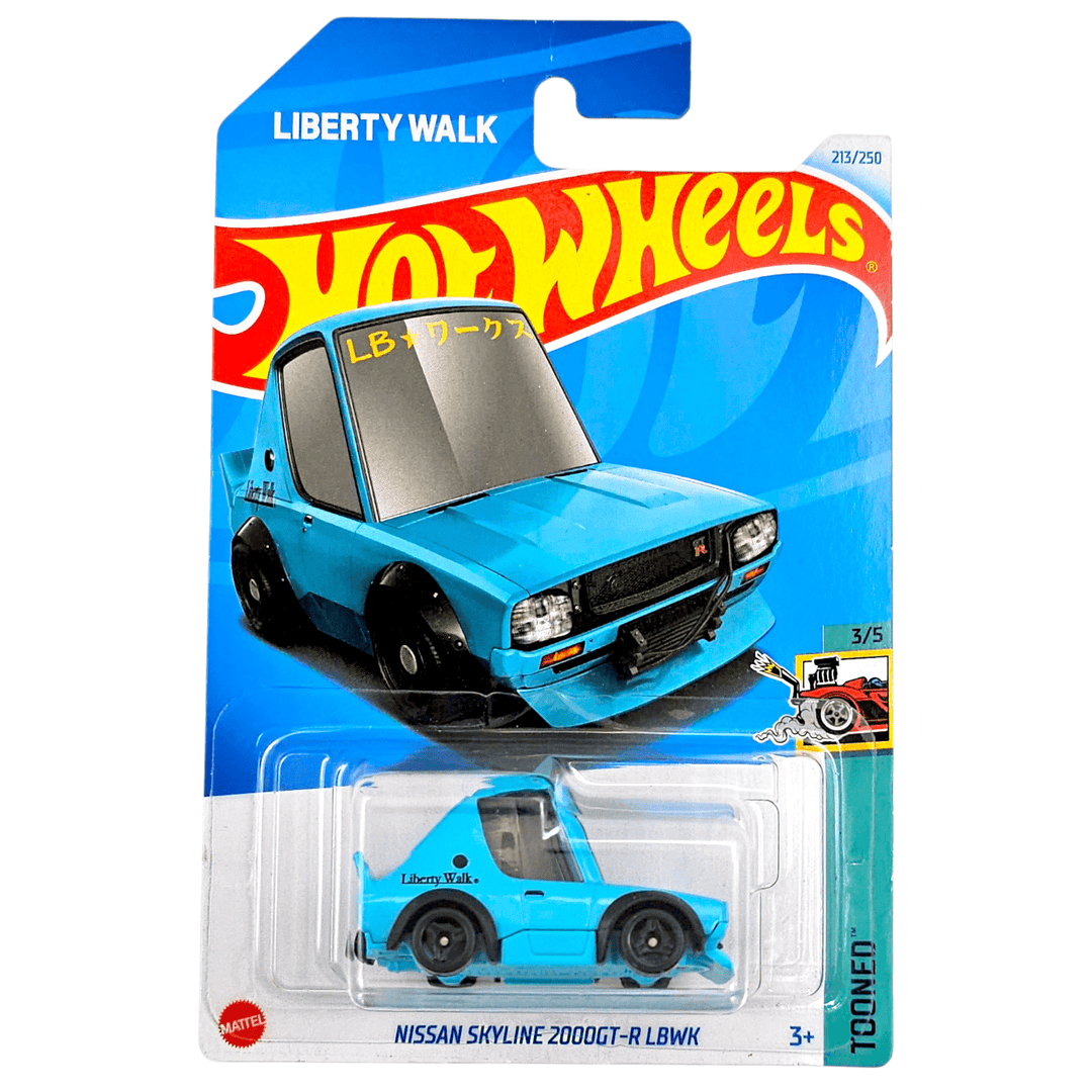 Hot Wheels - Nissan Skyline 2000GT - R LBWK (Tooned) - 2024 *Card Variation* - Top CollectiblesDiecastHot Wheels