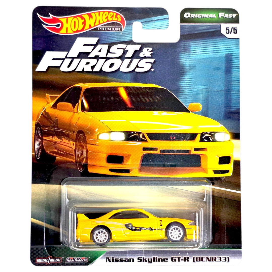 Hot Wheels - Nissan Skyline GT-R (BCNR33) - 2019 F&amp;F Original Fast Series - Top CollectiblesDiecastHot Wheels