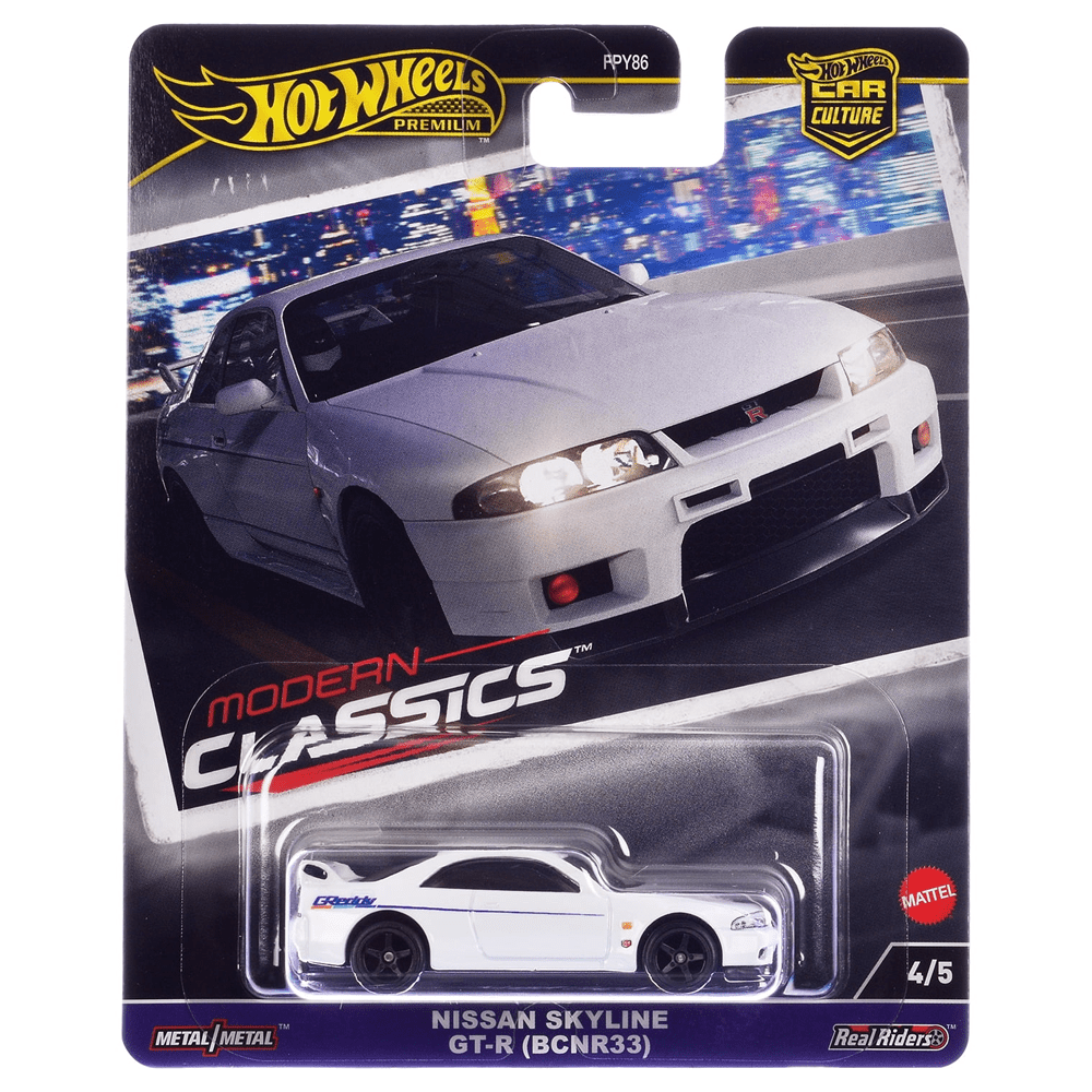 Hot Wheels - Nissan Skyline GT - R (BCNR33) - 2024 Modern Classics Series - Top CollectiblesDiecastHot Wheels