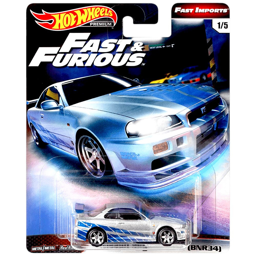 Hot Wheels - Nissan Skyline GT-R (BNR34) - 2019 Fast Imports Series
