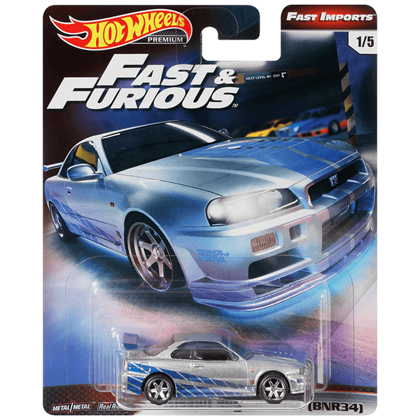 Hot Wheels - Nissan Skyline GT - R (BNR34) - 2019 Fast Imports Series - Top CollectiblesDiecastHot Wheels