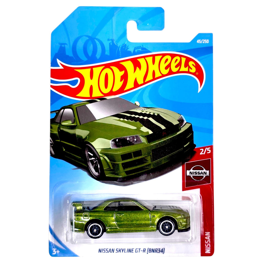 Hot Wheels - Nissan Skyline GT-R (BNR34) - 2019 *Super Treasure Hunt* - Top CollectiblesDiecastHot Wheels