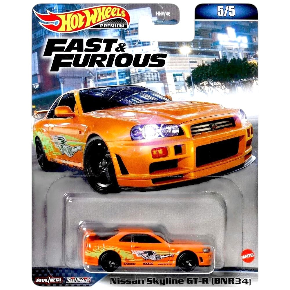 Hot Wheels - Nissan Skyline GT-R (BNR34) - 2023 Fast &amp; Furious Series