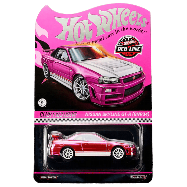 Hot Wheels - Nissan Skyline GT - R (BNR34) - 2023 *Red Line Club Exclusive* - Top CollectiblesDiecastHot Wheels