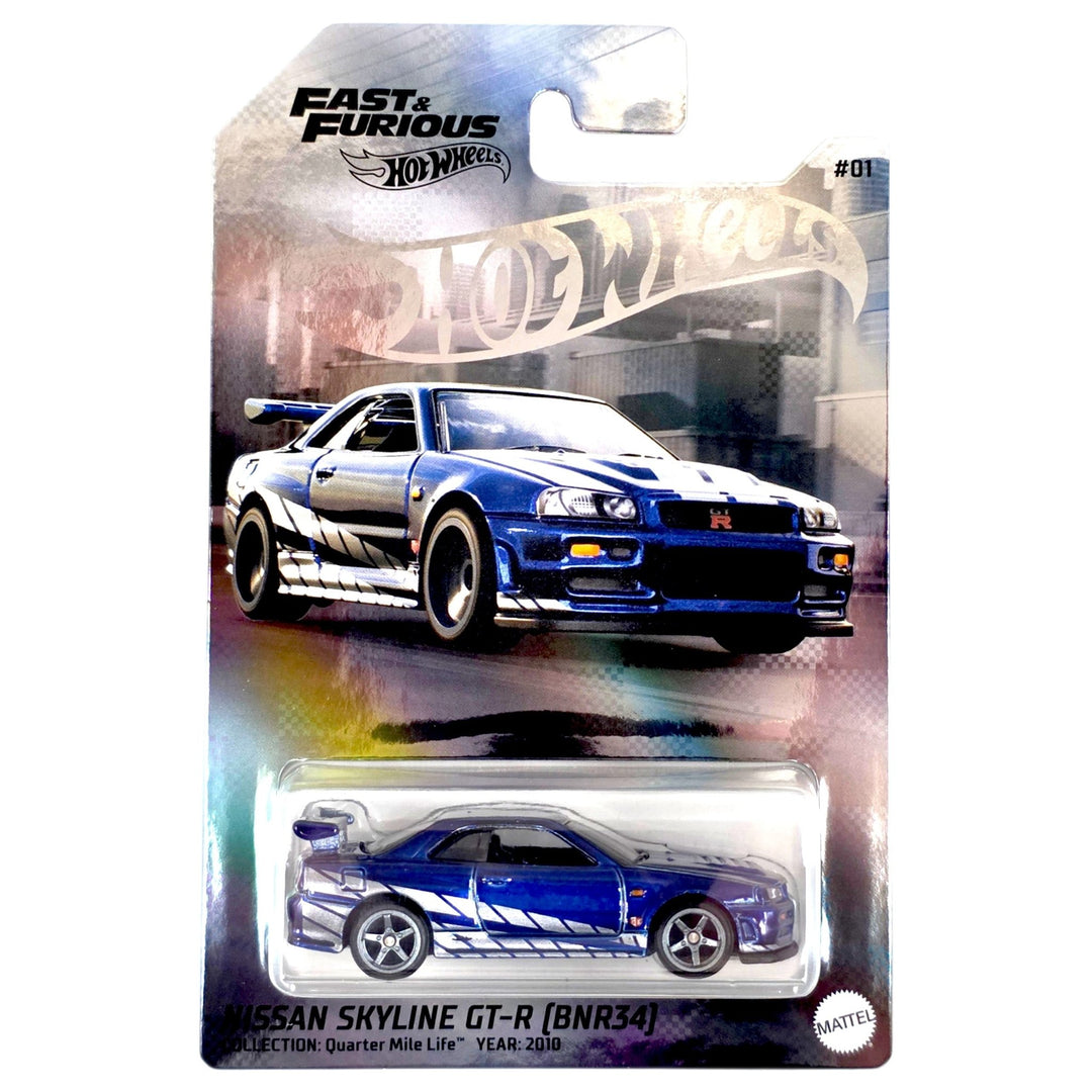 Hot Wheels - Nissan Skyline GT-R (BNR34) - 2024 Fast & Furious NFT Garage Series - Top CollectiblesDiecastHot Wheels
