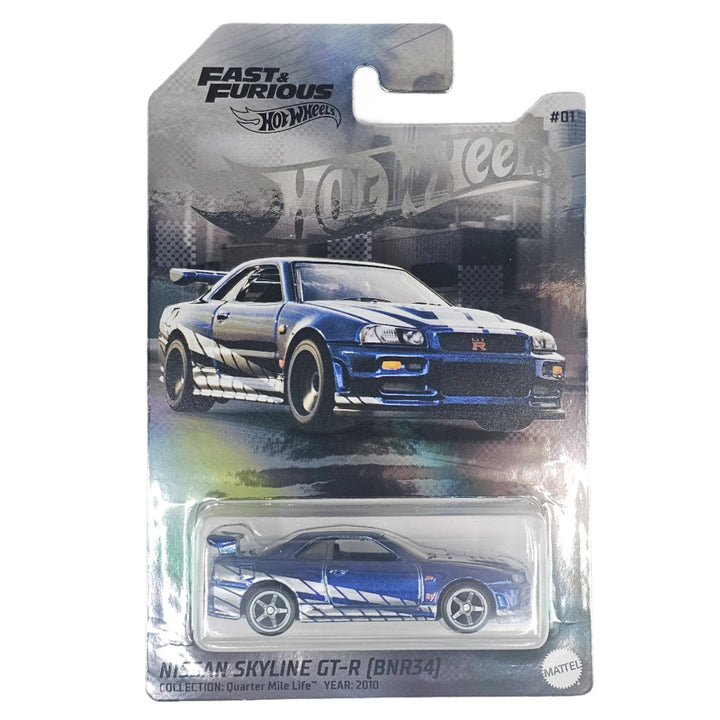 Hot Wheels - Nissan Skyline GT - R (BNR34) - 2024 Fast &amp; Furious NFT Garage Series - Top CollectiblesDiecastHot Wheels