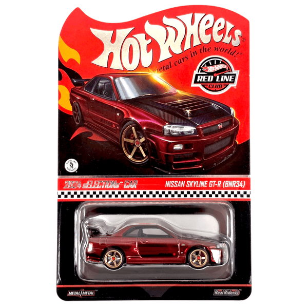 Hot Wheels - Nissan Skyline GT - R (BNR34) - 2024 sELECTIONs Series *Red Line Club Exclusive* - Top CollectiblesDiecastHot Wheels