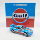 Hot Wheels - Nissan Skyline GT - R (R34) "Gulf" w/ LED Lighting *Custom* - Top CollectiblesDiecastHot Wheels