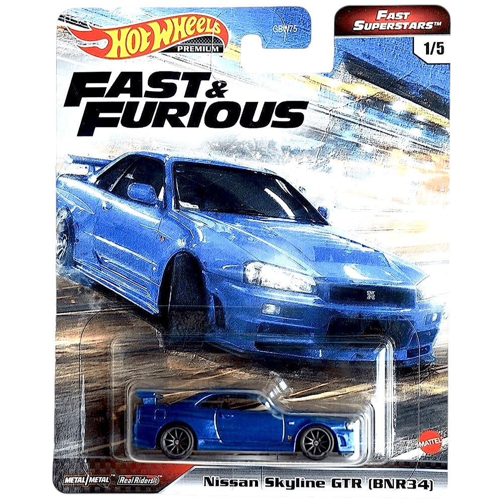 Hot Wheels - Nissan Skyline GTR (BNR34) - 2021 Fast Superstars Series