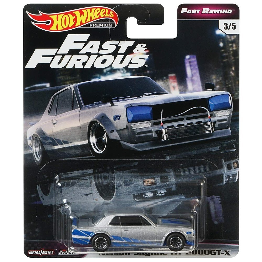 Hot Wheels - Nissan Skyline HT 2000GT - X - 2019 F&amp;F Fast Rewind Series - Top CollectiblesDiecastHot Wheels
