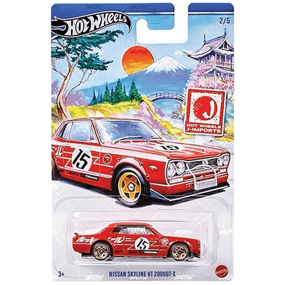Hot Wheels - Nissan Skyline HT 2000GT - X - 2024 J - Imports Series - Top CollectiblesDiecastHot Wheels