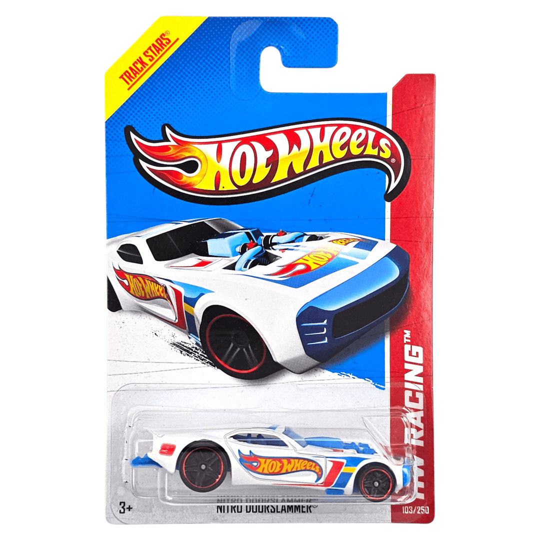 Hot Wheels - Nitro Doorslammer - 2013 *Card Variation* - Top CollectiblesDiecastHot Wheels