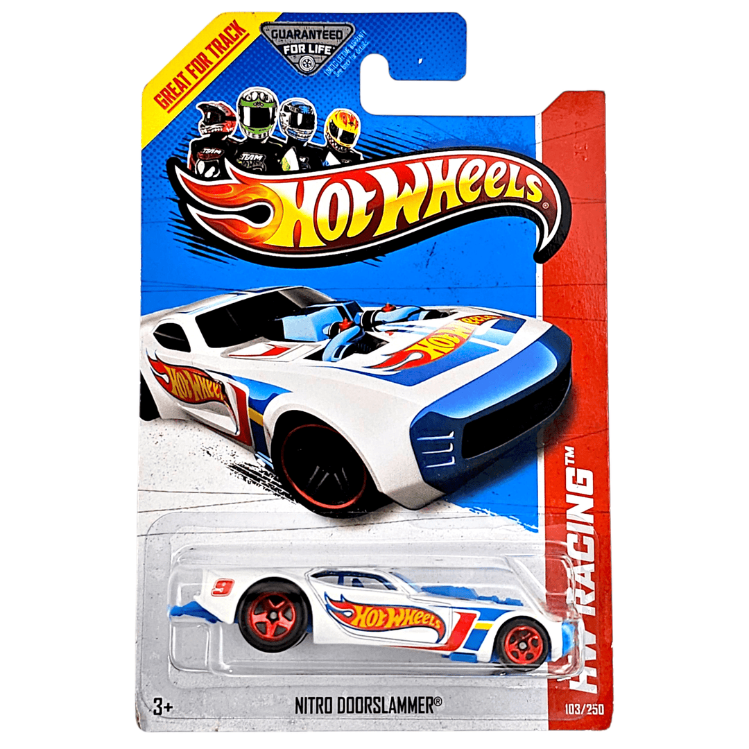 Hot Wheels - Nitro Doorslammer - 2013 *Card Variation**Wheels Variation* - Top CollectiblesDiecastHot Wheels