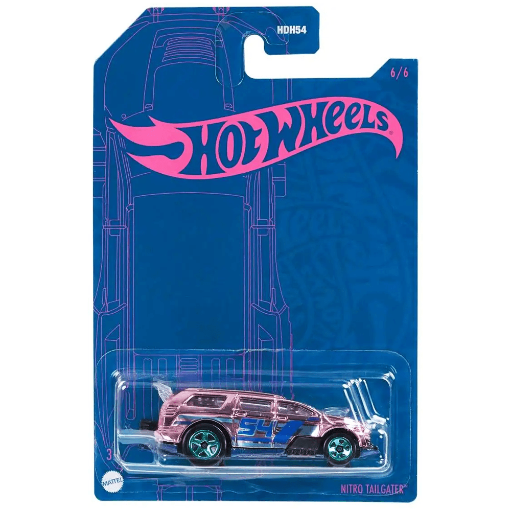 Hot Wheels - Nitro Tailgater - 2022 Pearl &amp; Chrome Series *Chase* - Top CollectiblesDiecastHot Wheels