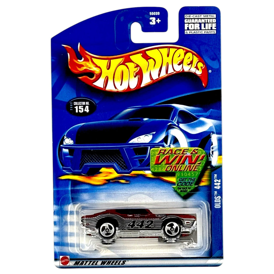 Hot Wheels - Olds 442 - 2002 *Card Variation* - Top CollectiblesDiecastHot Wheels
