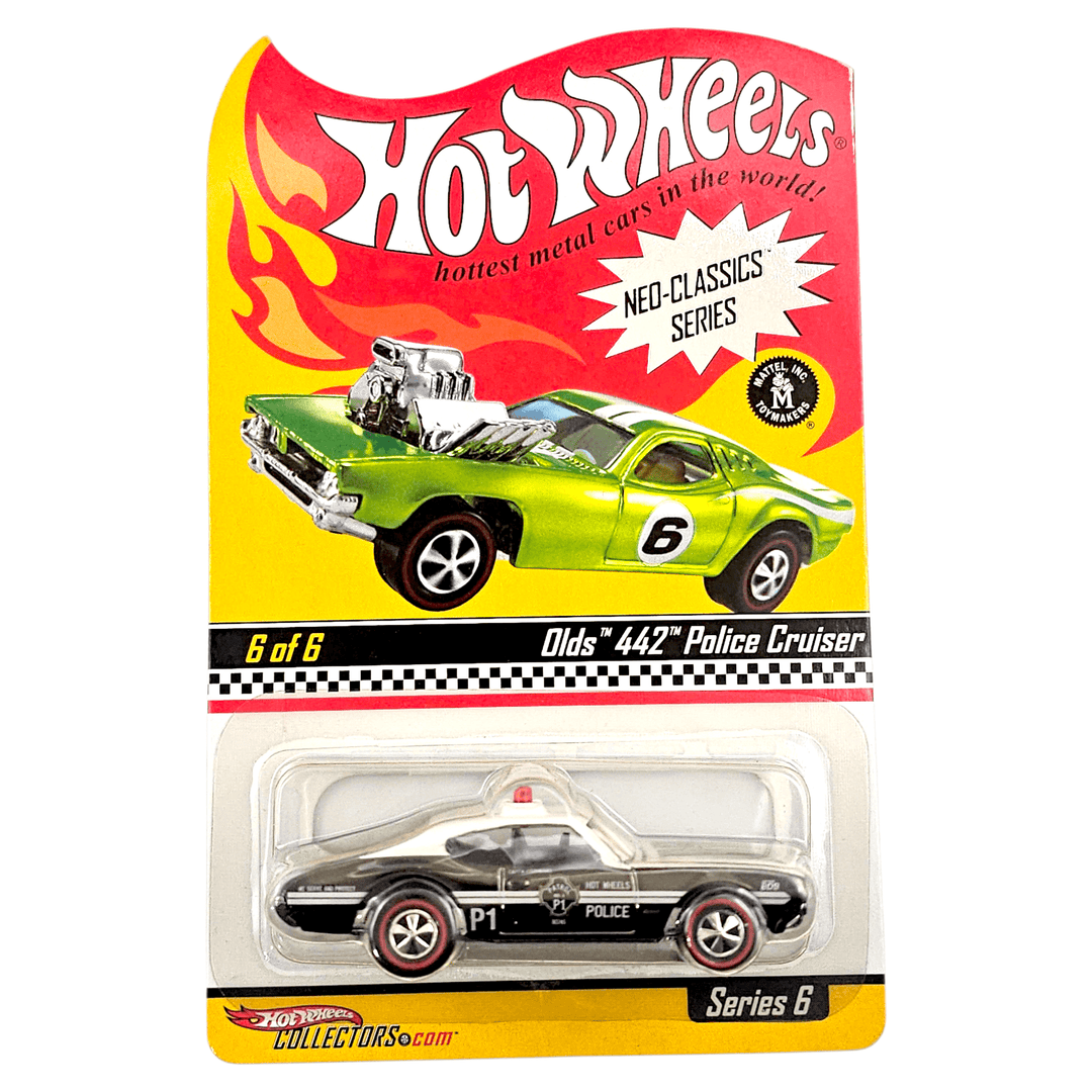 Hot Wheels - Olds 442 Police Cruiser - 2007 Neo - Classics Series *Red Line Club Exclusive* - Top CollectiblesDiecastHot Wheels