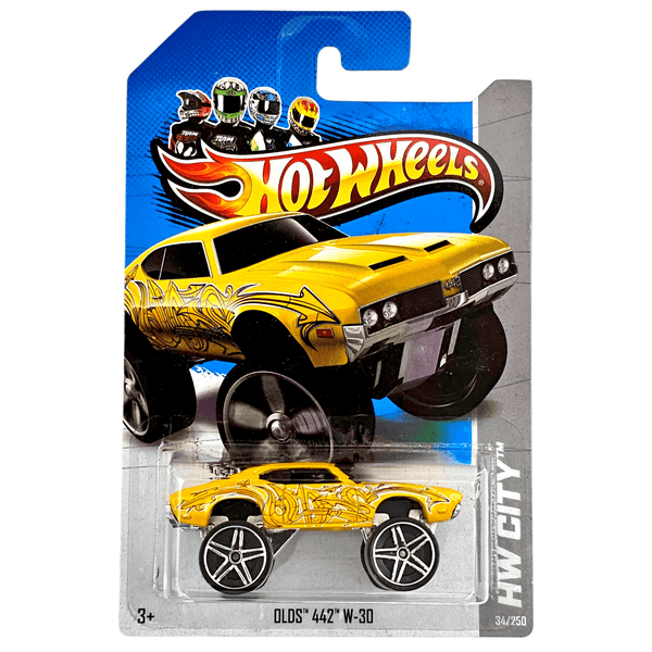 Hot Wheels - Olds 442 W - 30 - 2013 *Card Variation* - Top CollectiblesDiecastHot Wheels