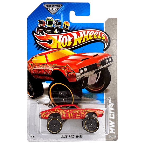 Hot Wheels - Olds 442 W - 30 - 2013 *Wheels Variation* - Top CollectiblesDiecastHot Wheels