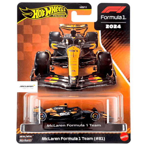 Hot Wheels - Oscar Piastri McLaren Formula 1 Team (81) - 2025 Formula 1 Series - Top CollectiblesDiecastHot Wheels