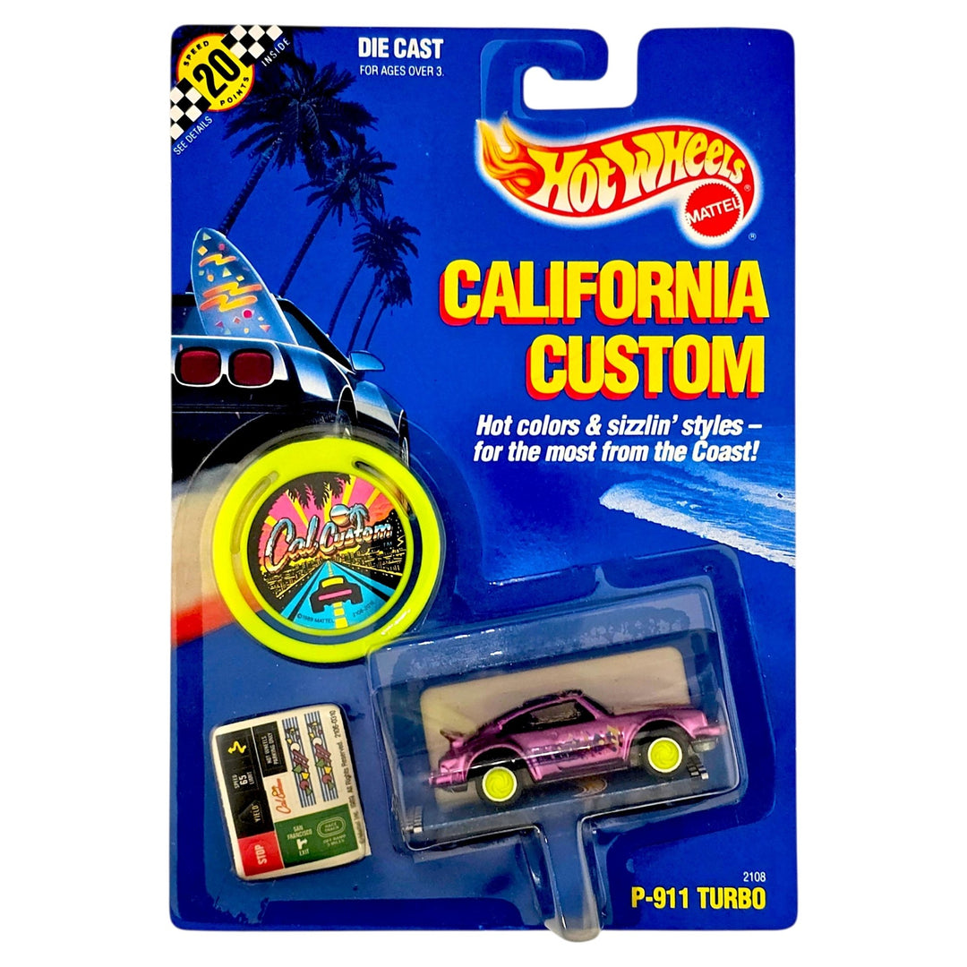 Hot Wheels - P-911 Turbo - 1991 California Custom Series - Top CollectiblesDiecastHot Wheels