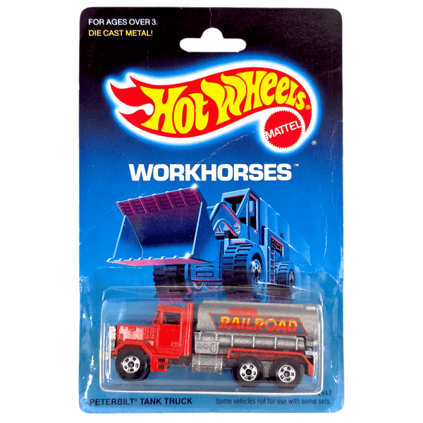 Hot Wheels - Peterbilt Tank Truck - 1989 Workhorses Series - Top CollectiblesDiecastHot Wheels