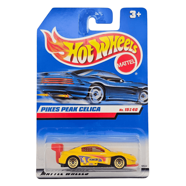 Hot Wheels - Pikes Peak Celica - 1998 *Card Variation* - Top CollectiblesDiecastHot Wheels