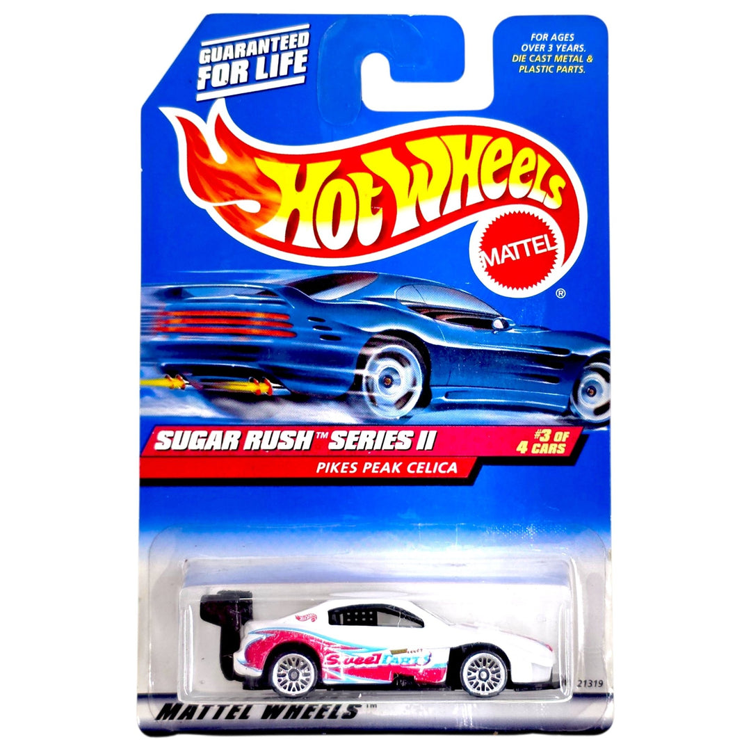 Hot Wheels - Pikes Peak Celica - 1999 *Card Variation* - Top CollectiblesDiecastHot Wheels