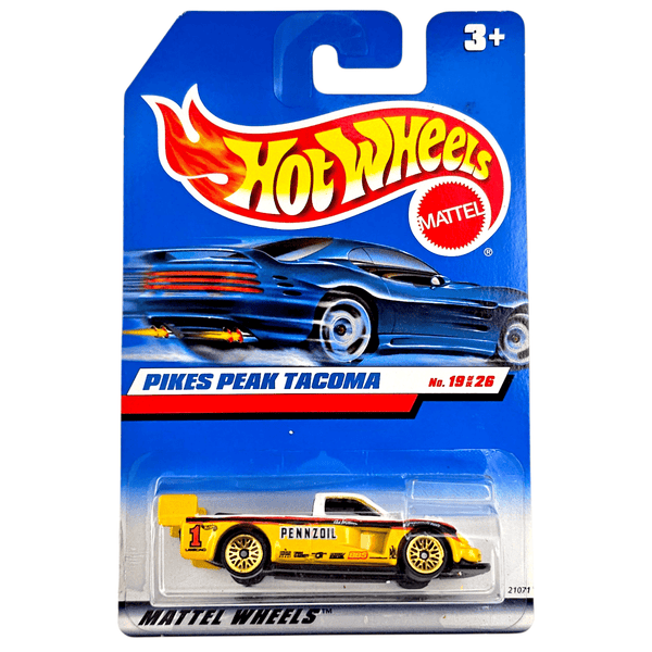 Hot Wheels - Pikes Peak Tacoma - 1999 *Card Variation* - Top CollectiblesDiecastHot Wheels